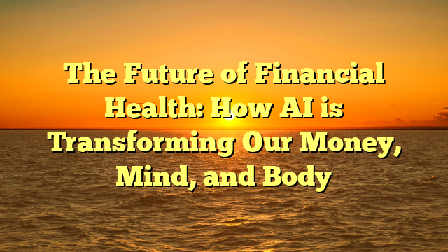 The Future of Financial Health: How AI is Transforming Our Money, Mind, and Body